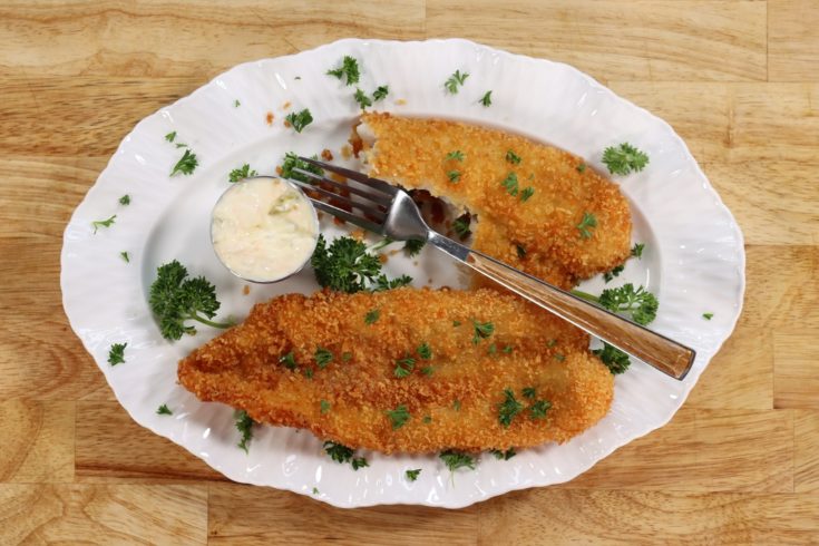Panko Crusted Fish Fillets